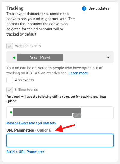 how to add utm parameters in facebook ads manager