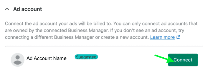 connect ad account