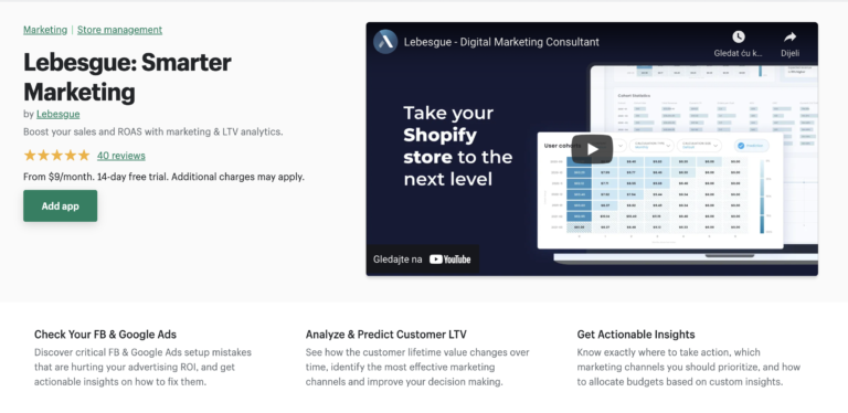 lebesgue:smarter marketing app on the shopify app store