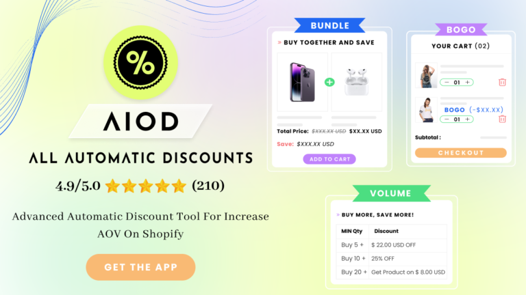 bundle and discount shopify app aiod
