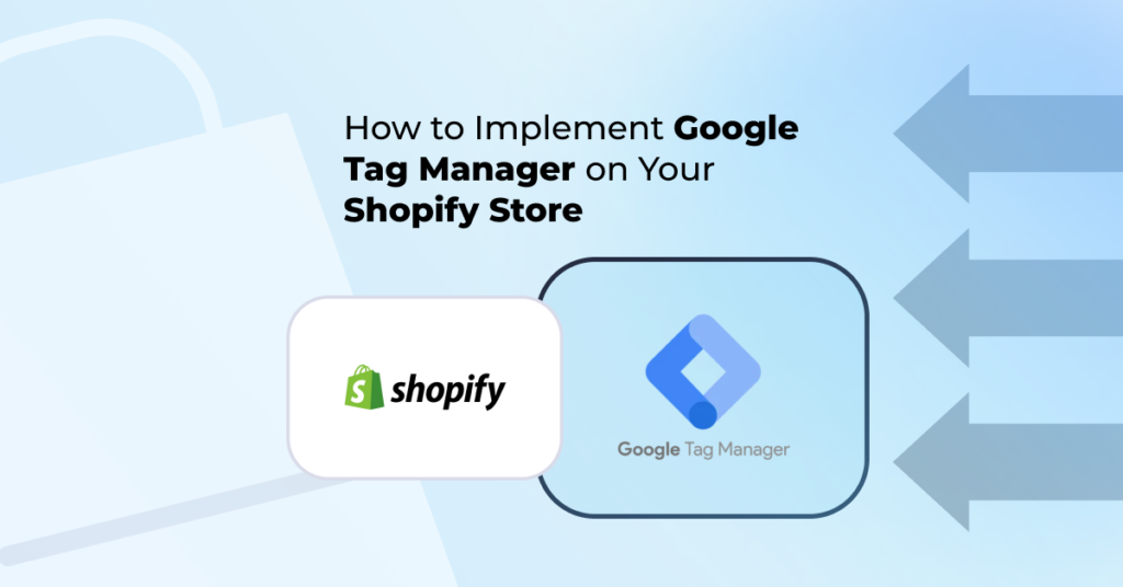google tag manager for shopify store cover