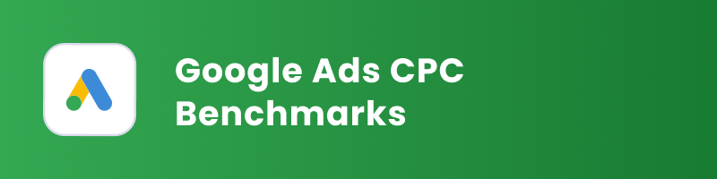 google ads cpc benchmarks cover