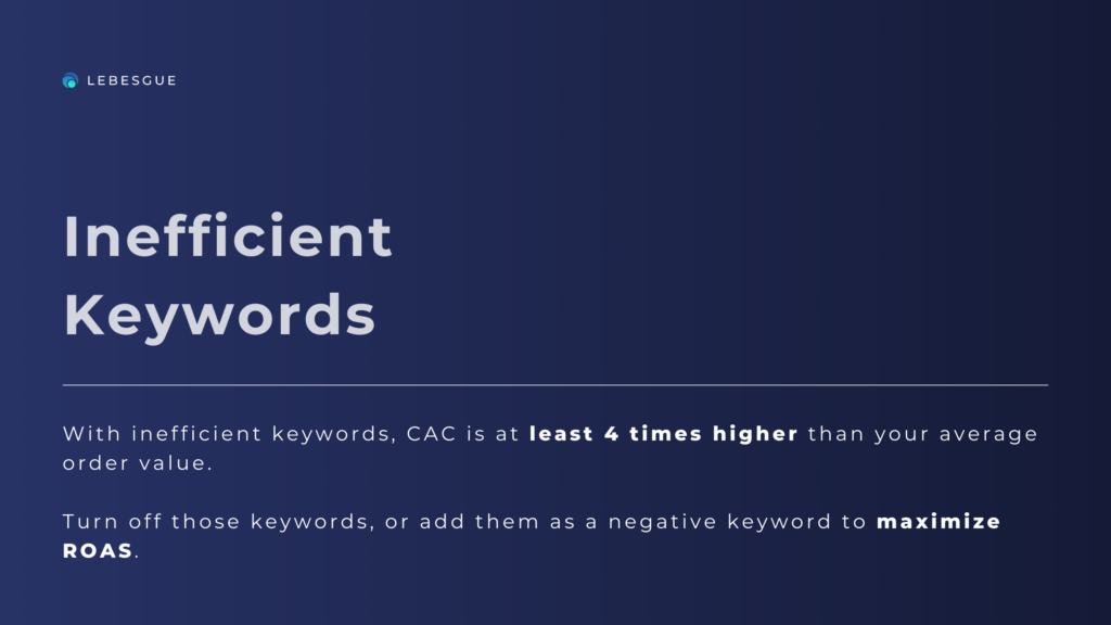Inefficient keywords