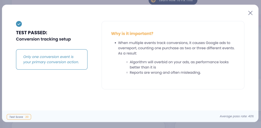 multiple events track conversion audit in lebesgue ai cmo