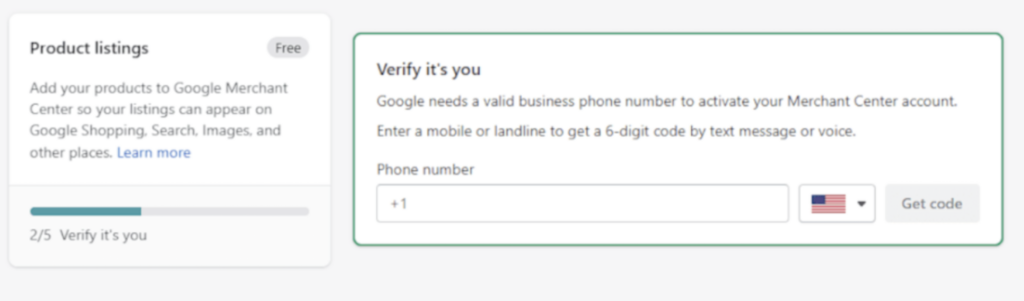 verification for google account