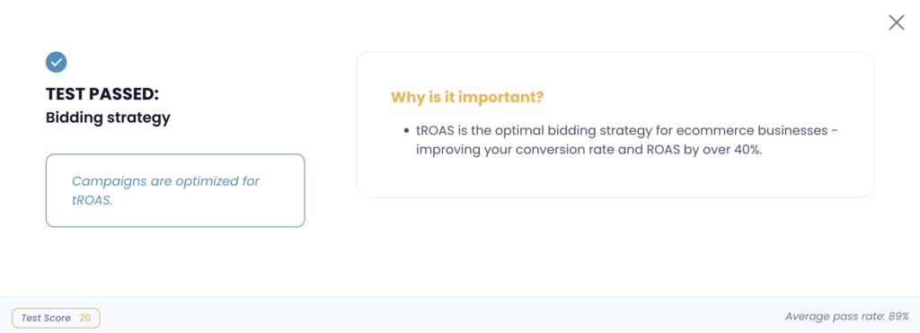 google ads bidding strategy audit